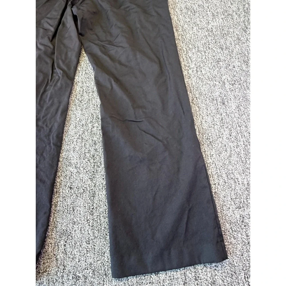 Banana Republic Classic Dress Pants Mens 38x32 Black Wool Pockets Straight Leg